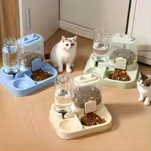 2-in-1 Cat Automatic Feeder Water Dispenser